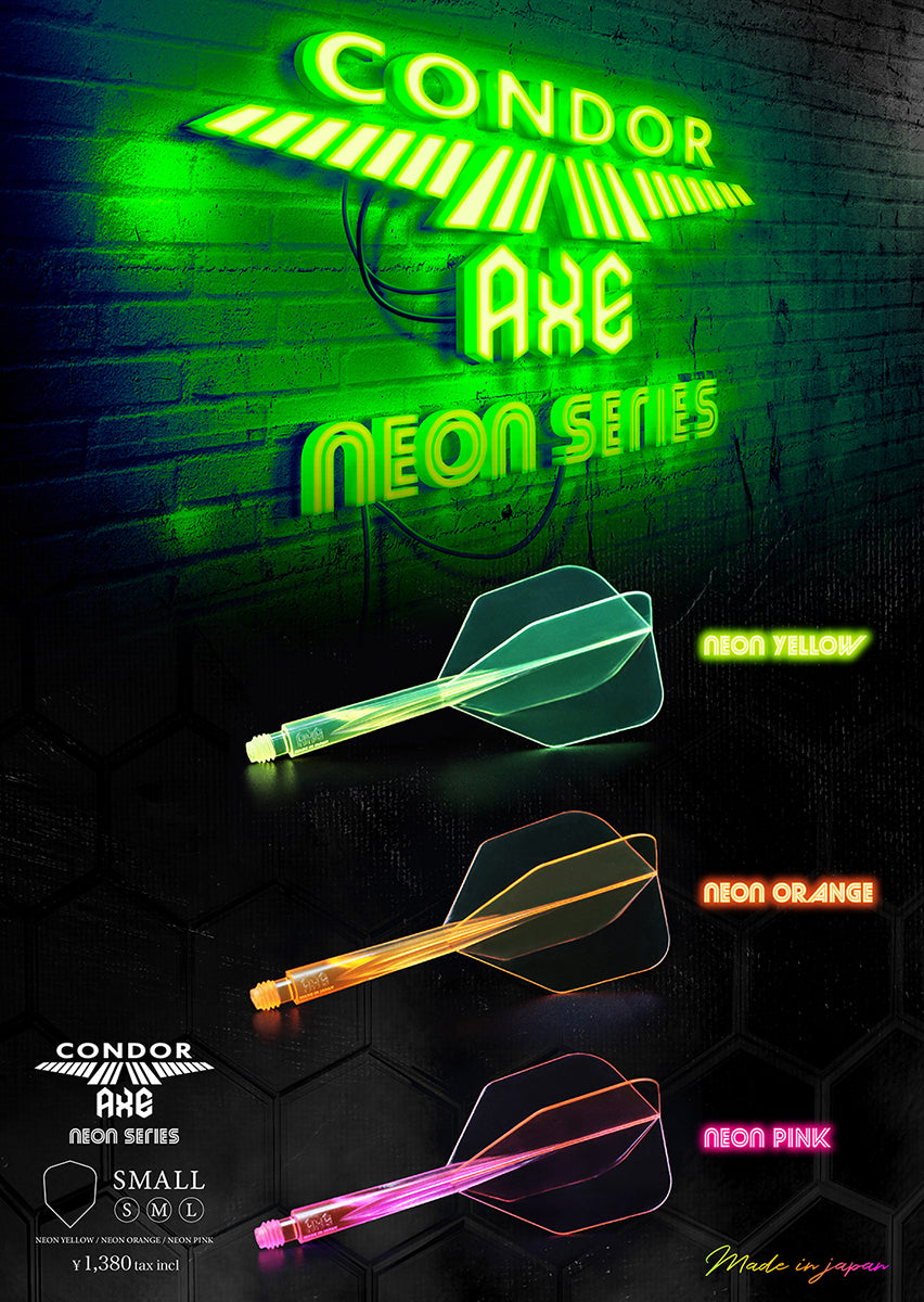 NEON ORANGE CONDOR AXE FLIGHTS