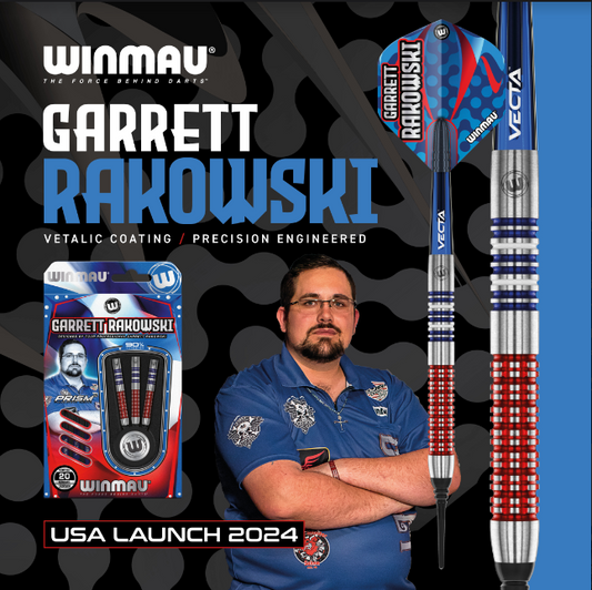 NEW Garrett Rakowski Winmau Darts