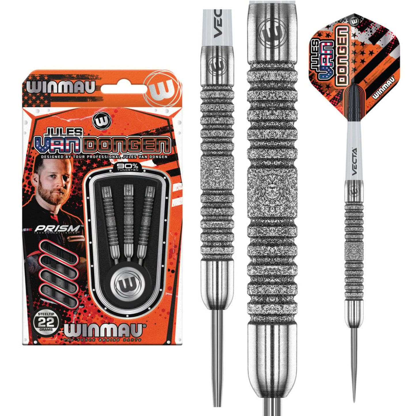 AUTOGRAPHED Jules van Dongen Winmau Darts